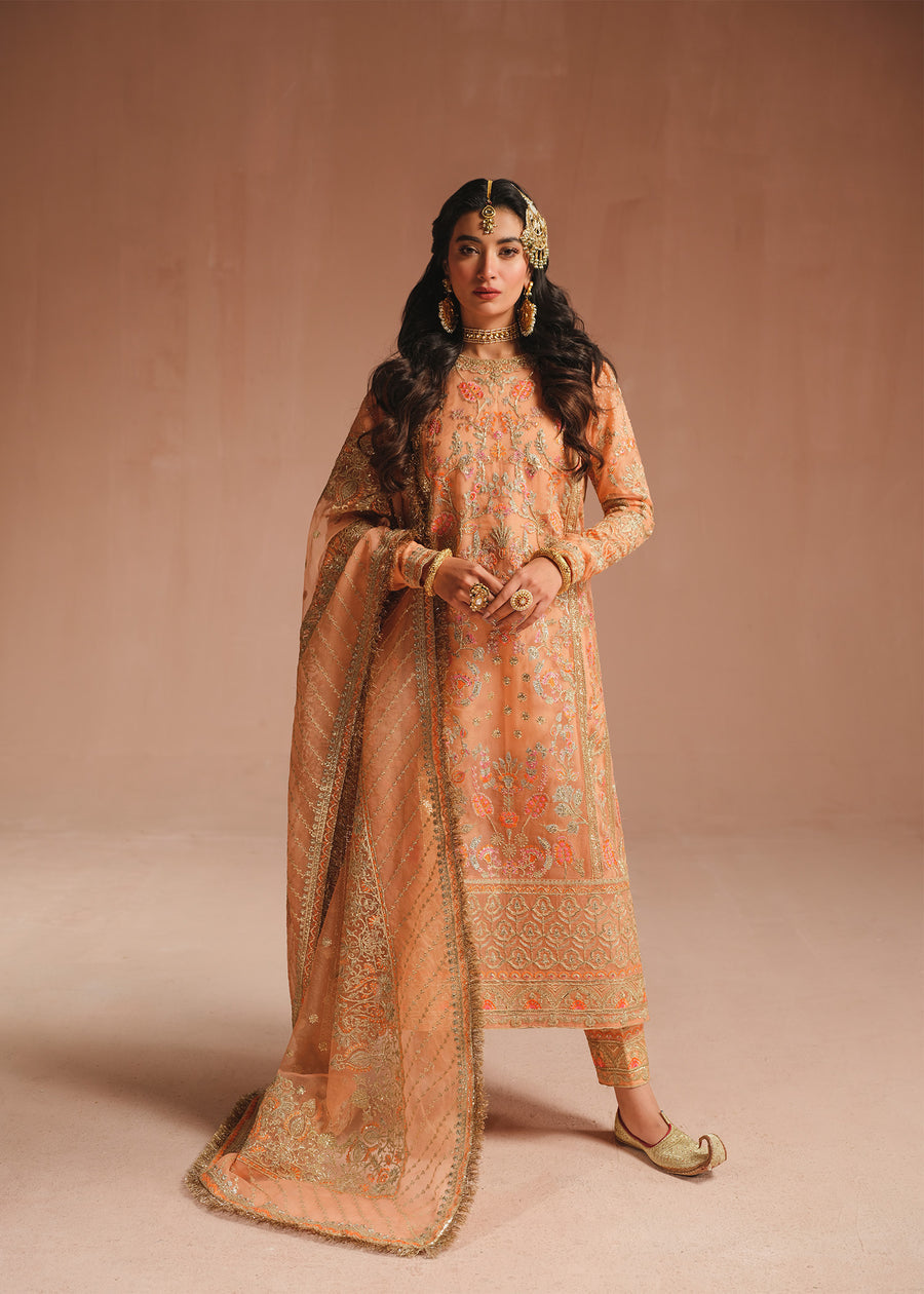 Ali Xeeshan | Prime Time | Rubab - Luxury Dress - available at Maria Faisal in UK and USA.