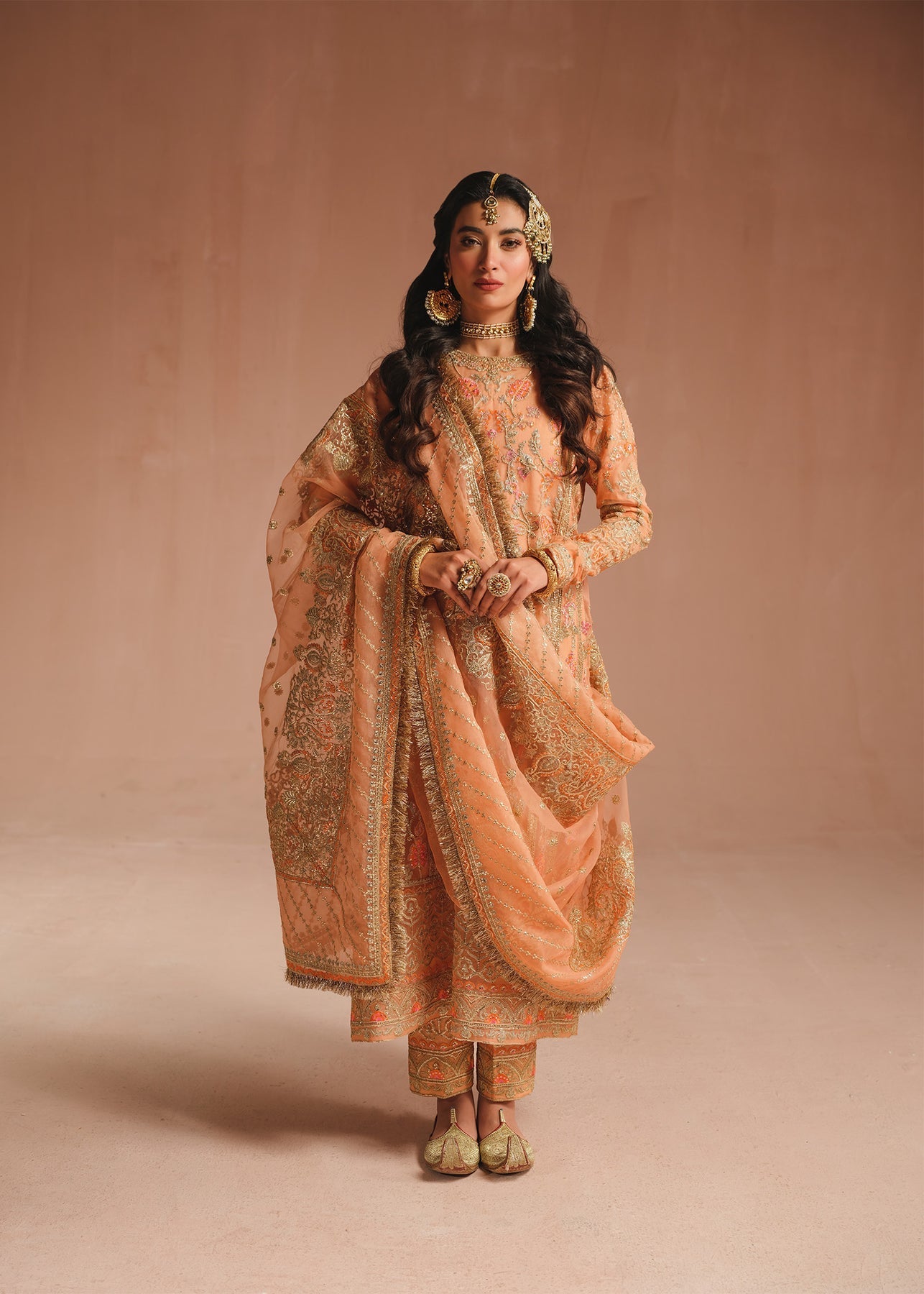 Ali Xeeshan | Prime Time | Rubab - Luxury Dress - available at Maria Faisal in UK and USA.