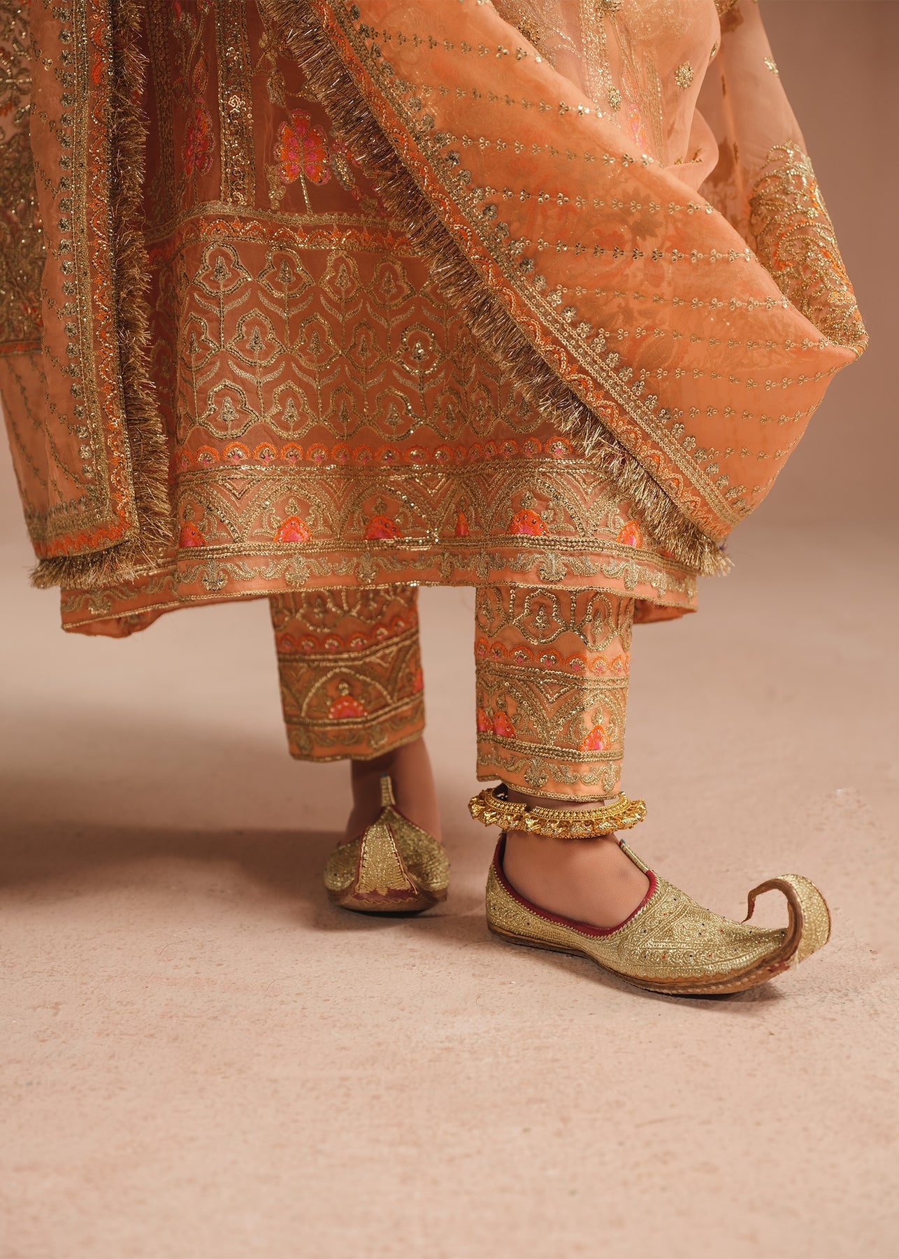 Ali Xeeshan | Prime Time | Rubab - Luxury Dress - available at Maria Faisal in UK and USA.