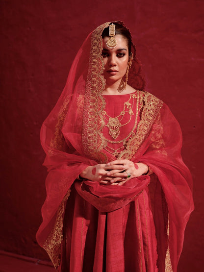 Erum Khan | Laal Rang | BABRA - Wedding Dress - Maria Faisal