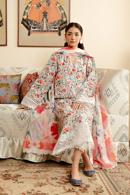 Afrozeh | Malina Lawn Collection| Elira - Waniyas