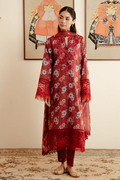 Afrozeh | Malina Lawn Collection| Karis - Waniyas