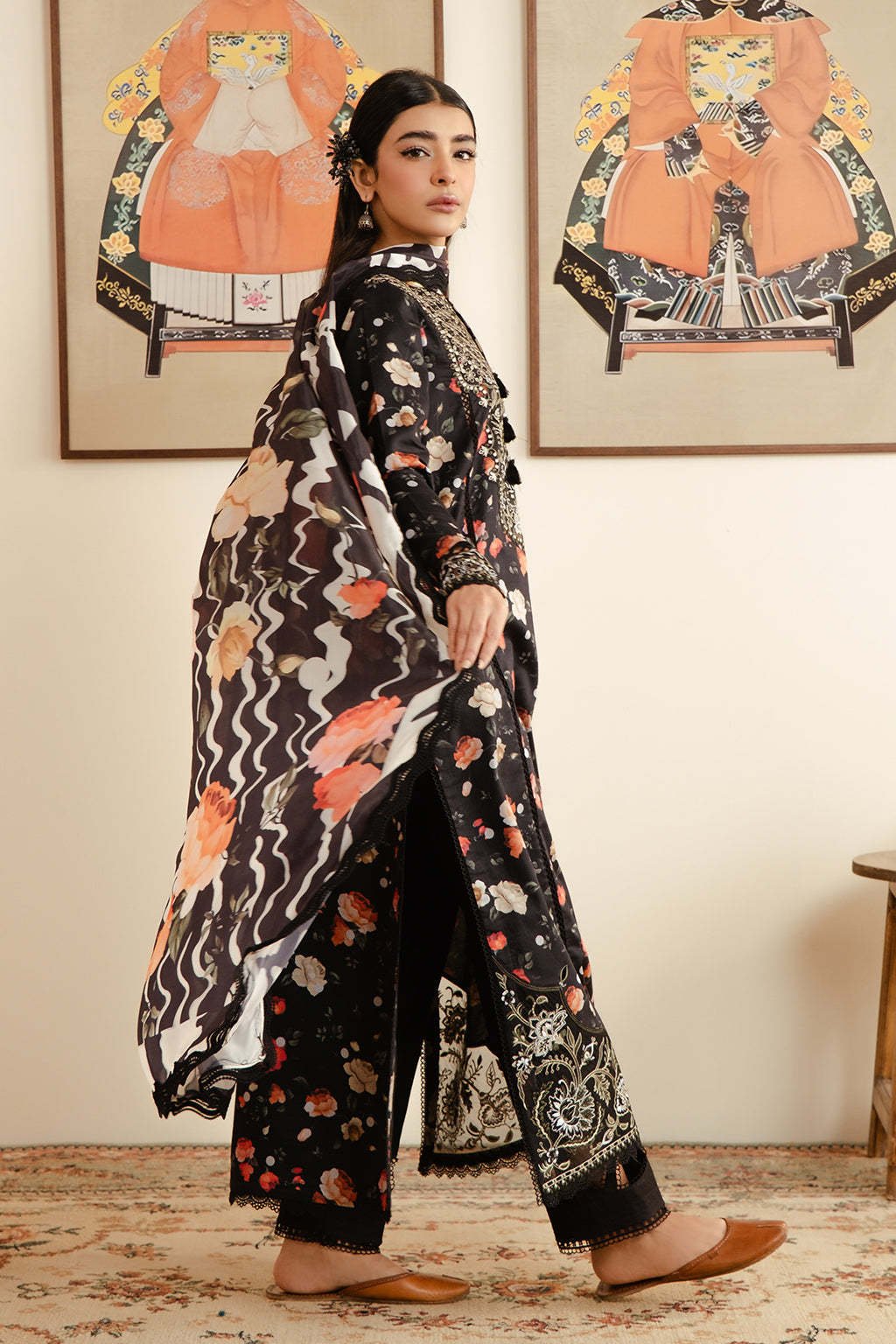 Afrozeh | Malina Lawn Collection| Valeria - Waniyas