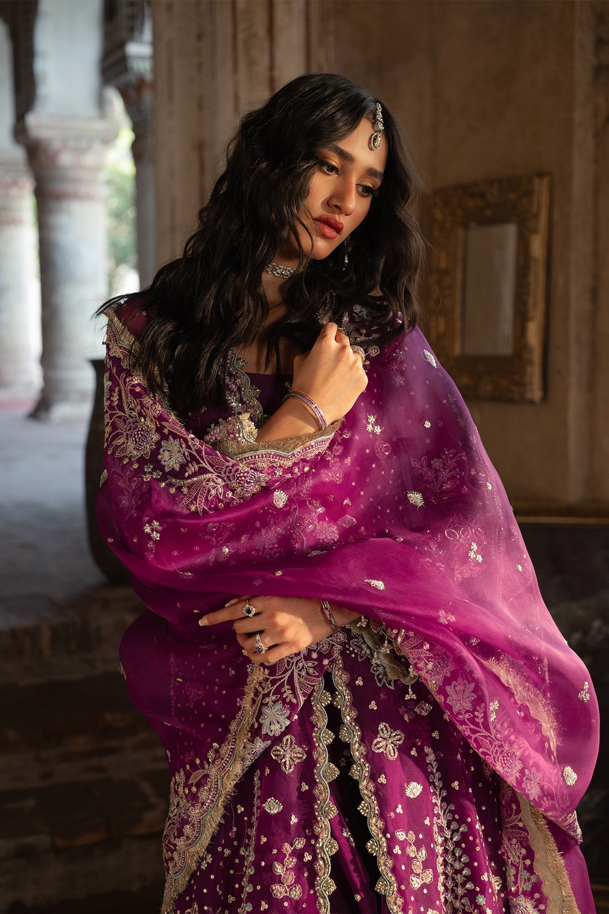 Nyra | Vasl Wedding 26 | Elaya - Wedding Dress - available at Maria Faisal in UK and USA.