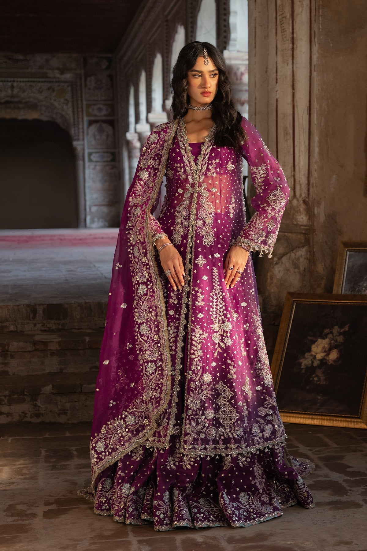 Nyra | Vasl Wedding 26 | Elaya - Wedding Dress - available at Maria Faisal in UK and USA.