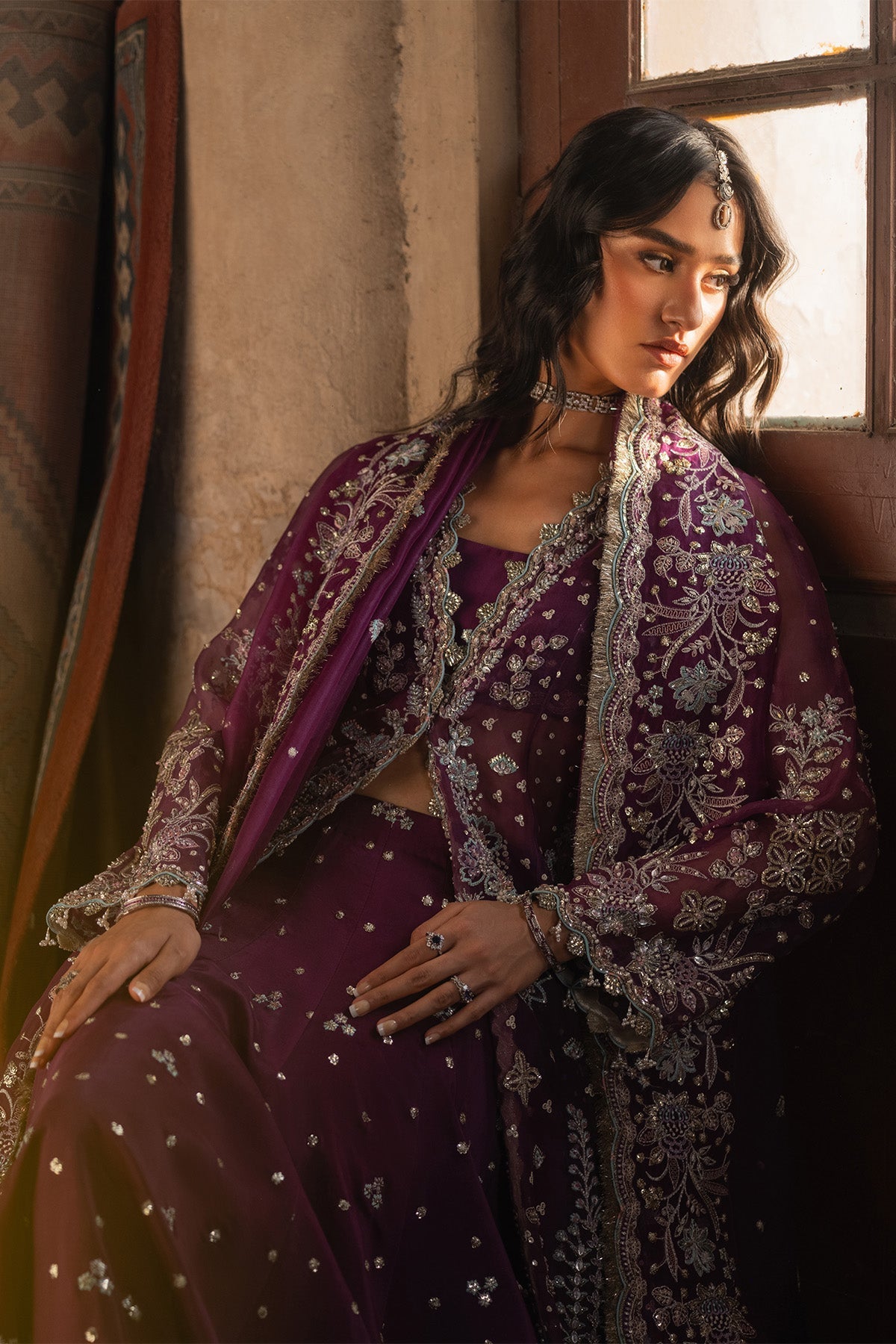 Nyra | Vasl Wedding 26 | Elaya - Wedding Dress - available at Maria Faisal in UK and USA.