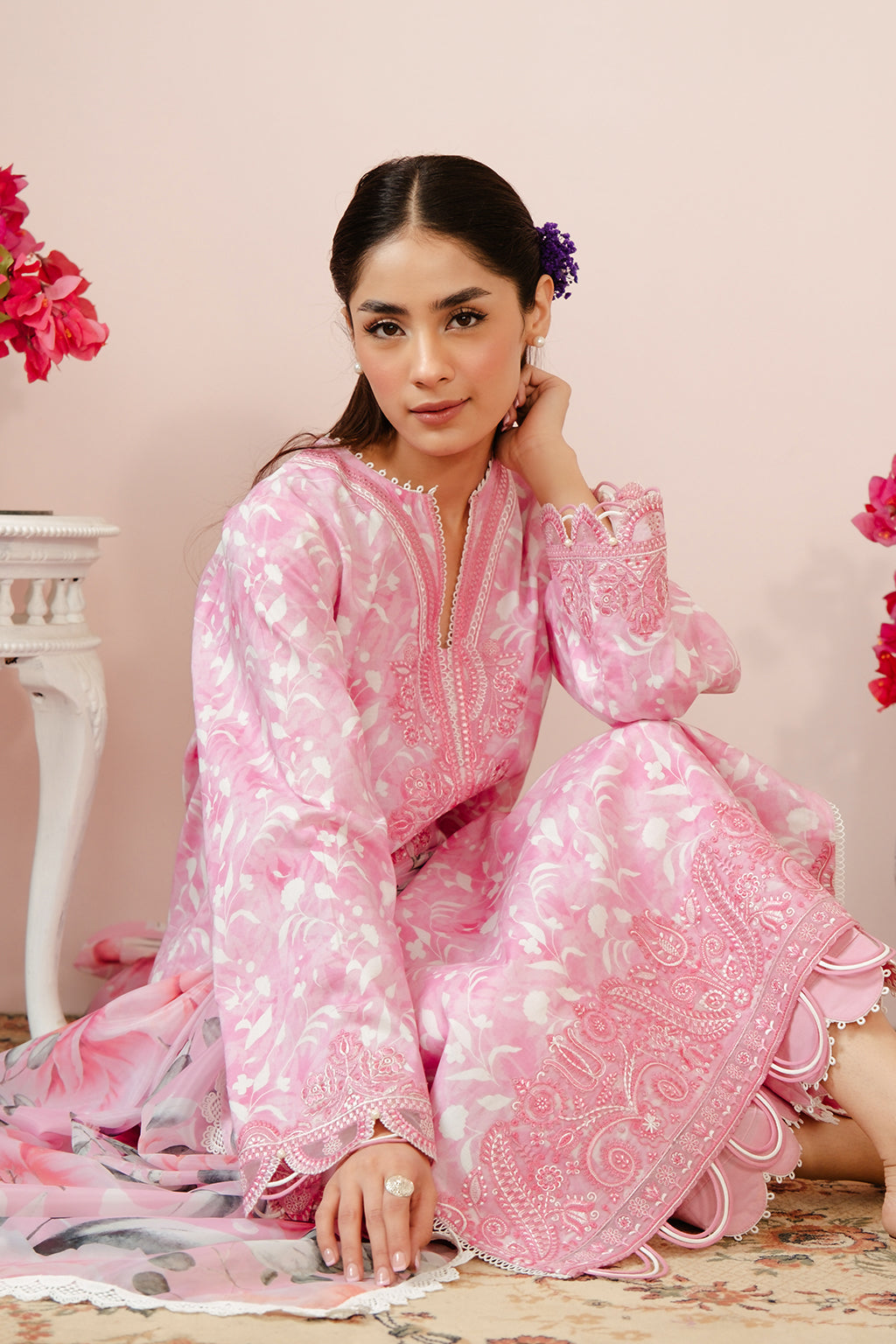 Afrozeh | Malina Lawn Collection| Ezra - Waniyas
