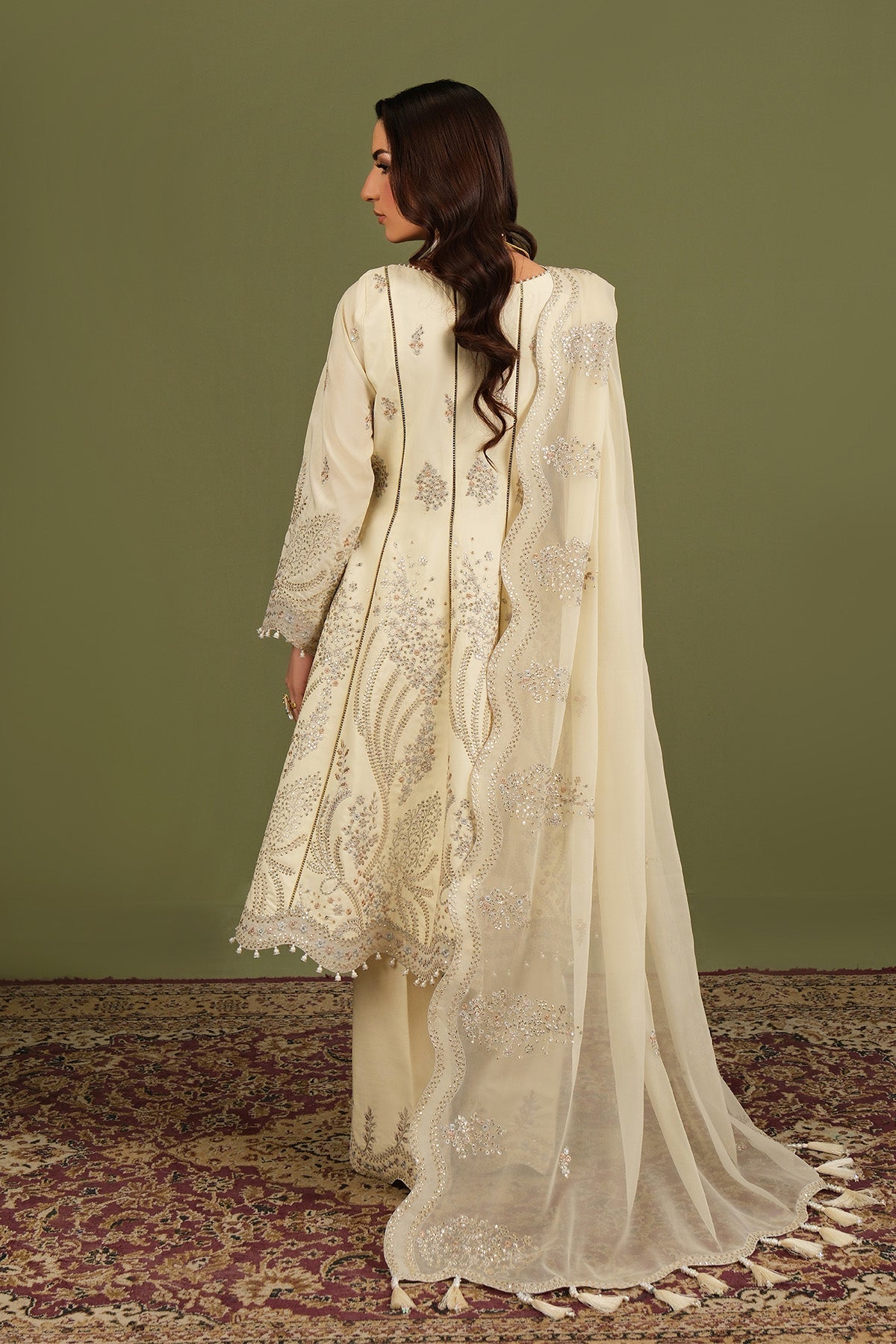 Alizeh | Luxe Raw Silk | AF-RS-13-Emily - Formal Dress - available at Maria Faisal in UK and USA.