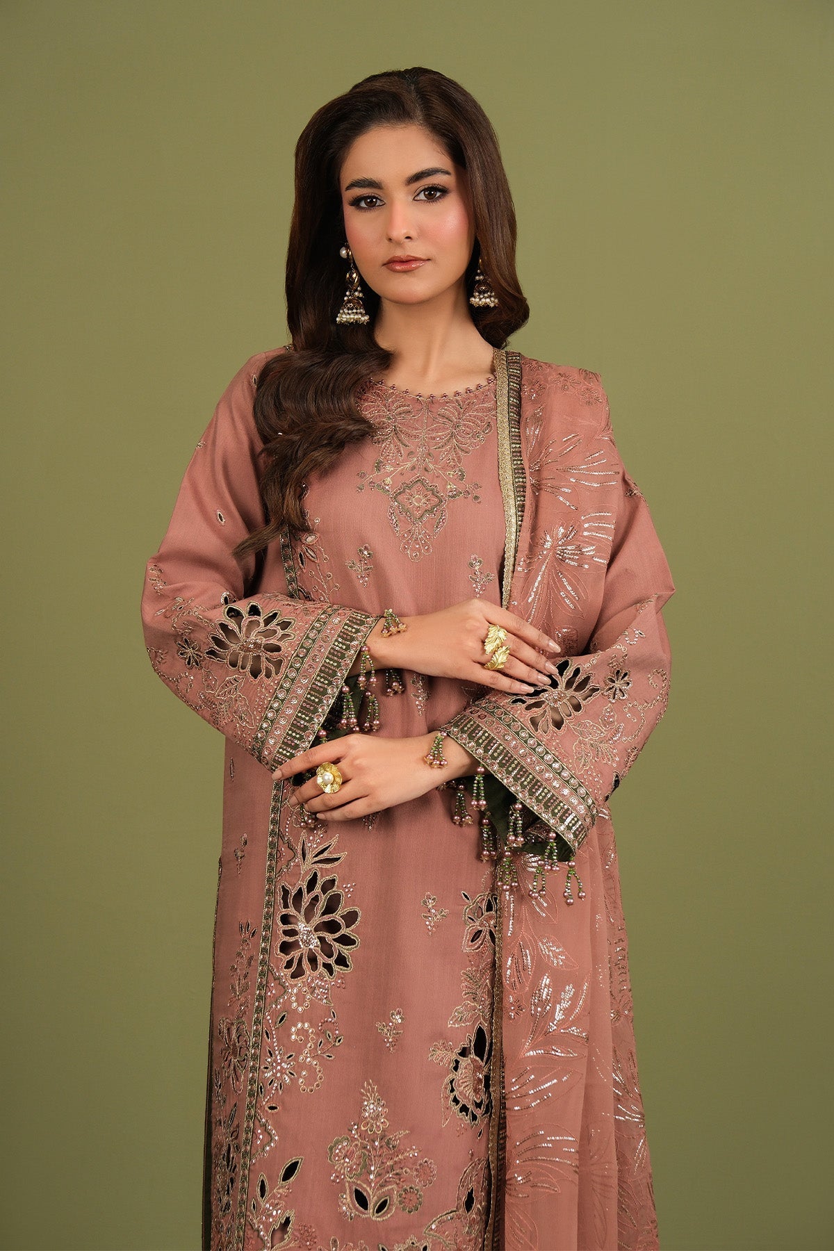 Alizeh | Luxe Raw Silk | AF-RS-12-Vesper - Formal Dress - available at Maria Faisal in UK and USA.