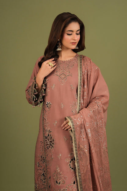 Alizeh | Luxe Raw Silk | AF-RS-12-Vesper - Formal Dress - available at Maria Faisal in UK and USA.