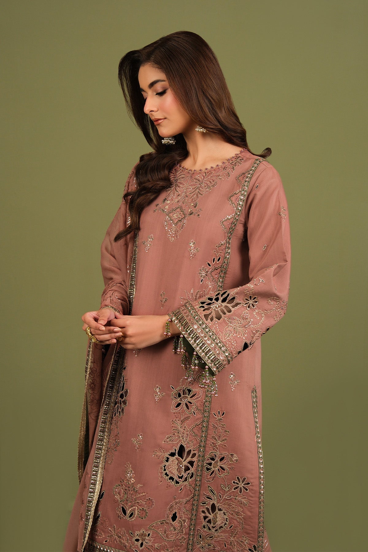 Alizeh | Luxe Raw Silk | AF-RS-12-Vesper - Formal Dress - available at Maria Faisal in UK and USA.