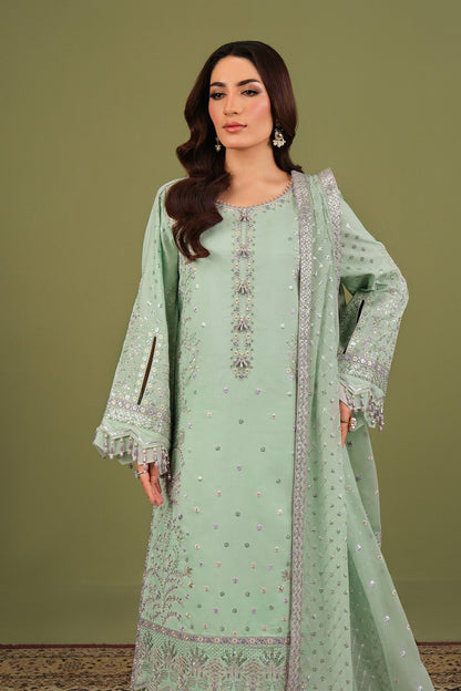 Alizeh | Luxe Raw Silk | AF-RS-15-Pearly - Formal Dress - available at Maria Faisal in UK and USA.