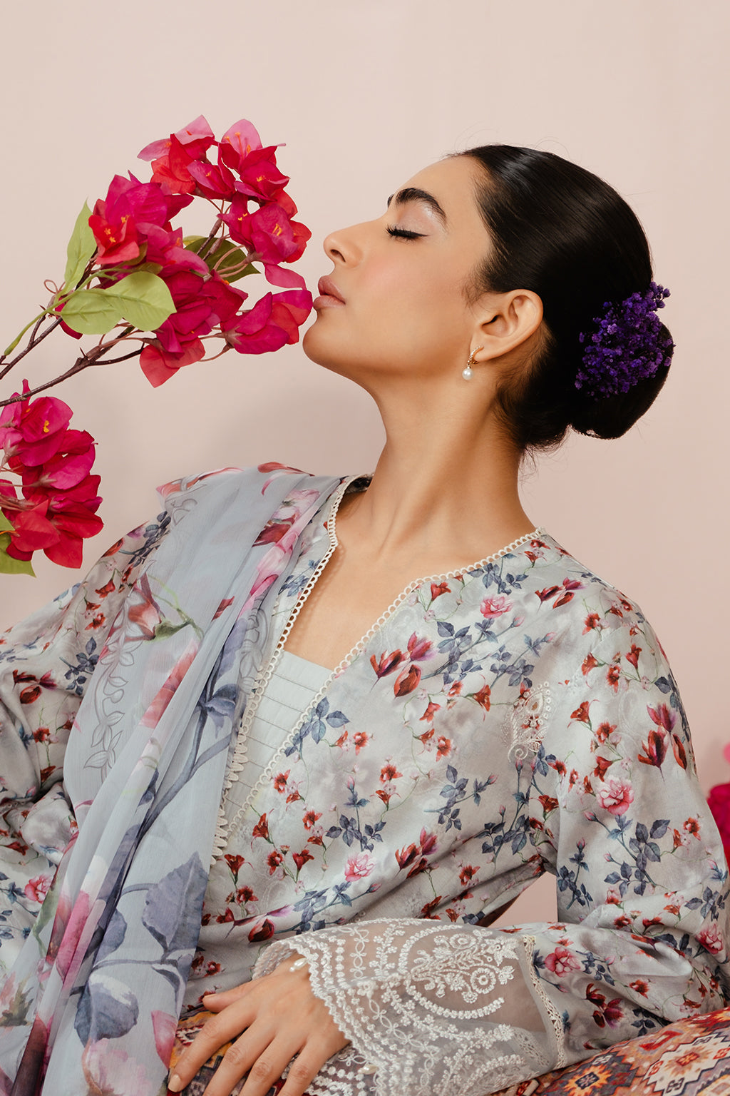 Afrozeh | Malina Lawn Collection| Evora - Waniyas