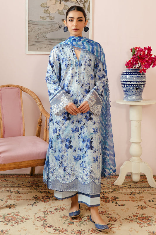 Afrozeh | Malina Lawn Collection| Merial - Waniyas