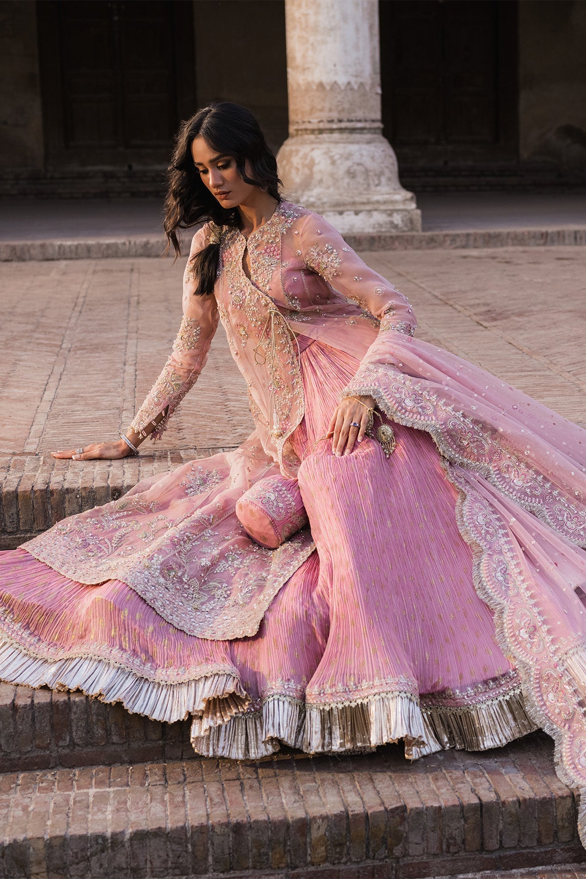 Nyra | Vasl Wedding 26 | Paro - Wedding Dress - available at Maria Faisal in UK and USA.
