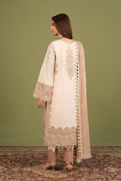 Alizeh | Luxe Raw Silk | AF-RS-10-Castor - Formal Dress - available at Maria Faisal in UK and USA.