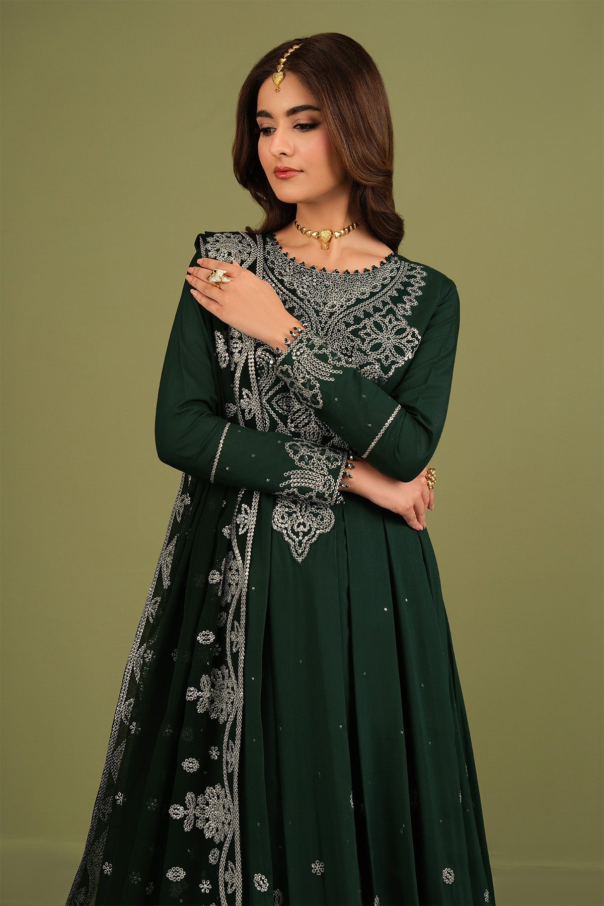 Alizeh | Luxe Raw Silk | AF-RS-14-Alice - Formal Dress - available at Maria Faisal in UK and USA.