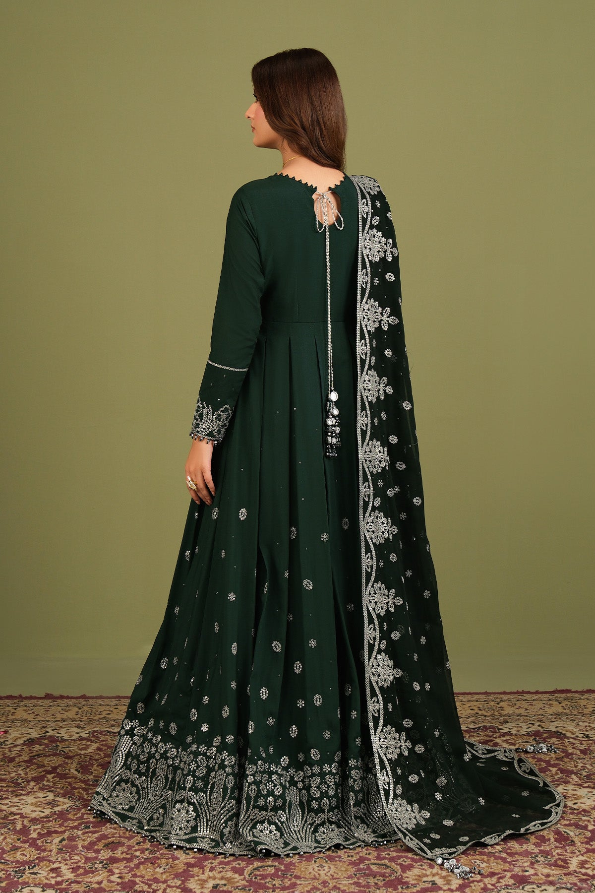 Alizeh | Luxe Raw Silk | AF-RS-14-Alice - Formal Dress - available at Maria Faisal in UK and USA.