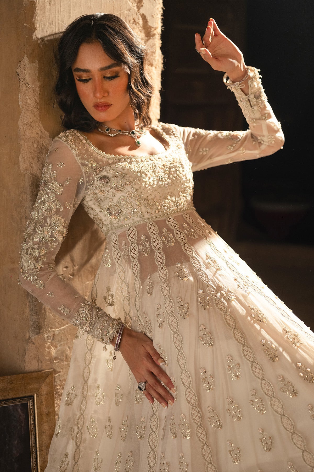 Nyra | Vasl Wedding 26 | Irina - Wedding Dress - available at Maria Faisal in UK and USA.