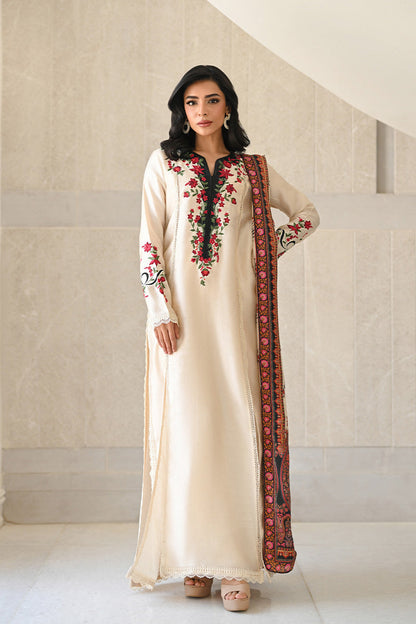 Mina Hasan | Signature Pret | Raha - Luxury Dress - available at Maria Faisal in UK and USA.