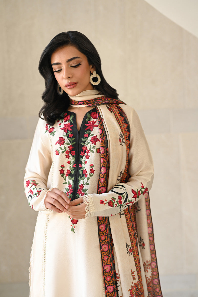 Mina Hasan | Signature Pret | Raha - Luxury Dress - available at Maria Faisal in UK and USA.