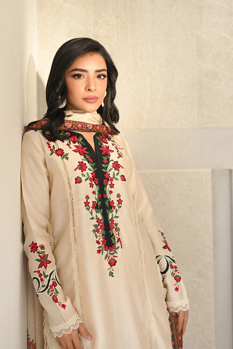 Mina Hasan | Signature Pret | Raha - Luxury Dress - available at Maria Faisal in UK and USA.