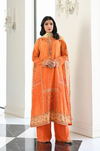 Mina Hasan | Signature Pret | Mocha Majesty - Luxury Dress - available at Maria Faisal in UK and USA.