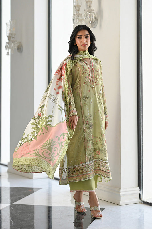 Mina Hasan | Signature Pret | Minted Pearls - Luxury Dress - available at Maria Faisal in UK and USA.