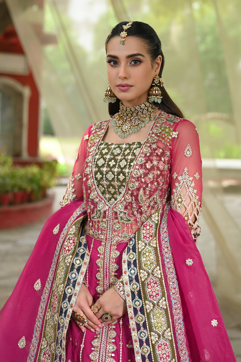 Qalamkar | Singhar Wedding Collection | RF-04 RIMEL - Wedding Dress - Maria Faisal