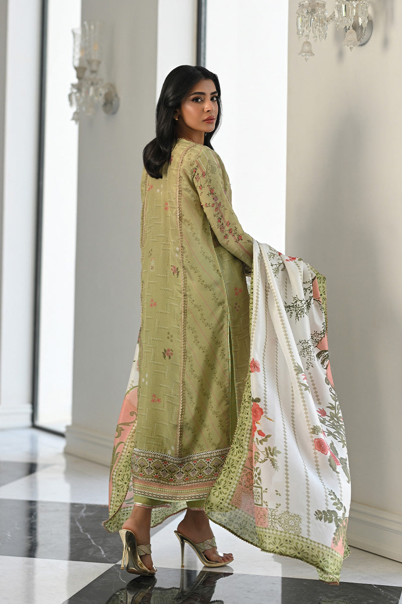 Mina Hasan | Signature Pret | Minted Pearls - Luxury Dress - available at Maria Faisal in UK and USA.