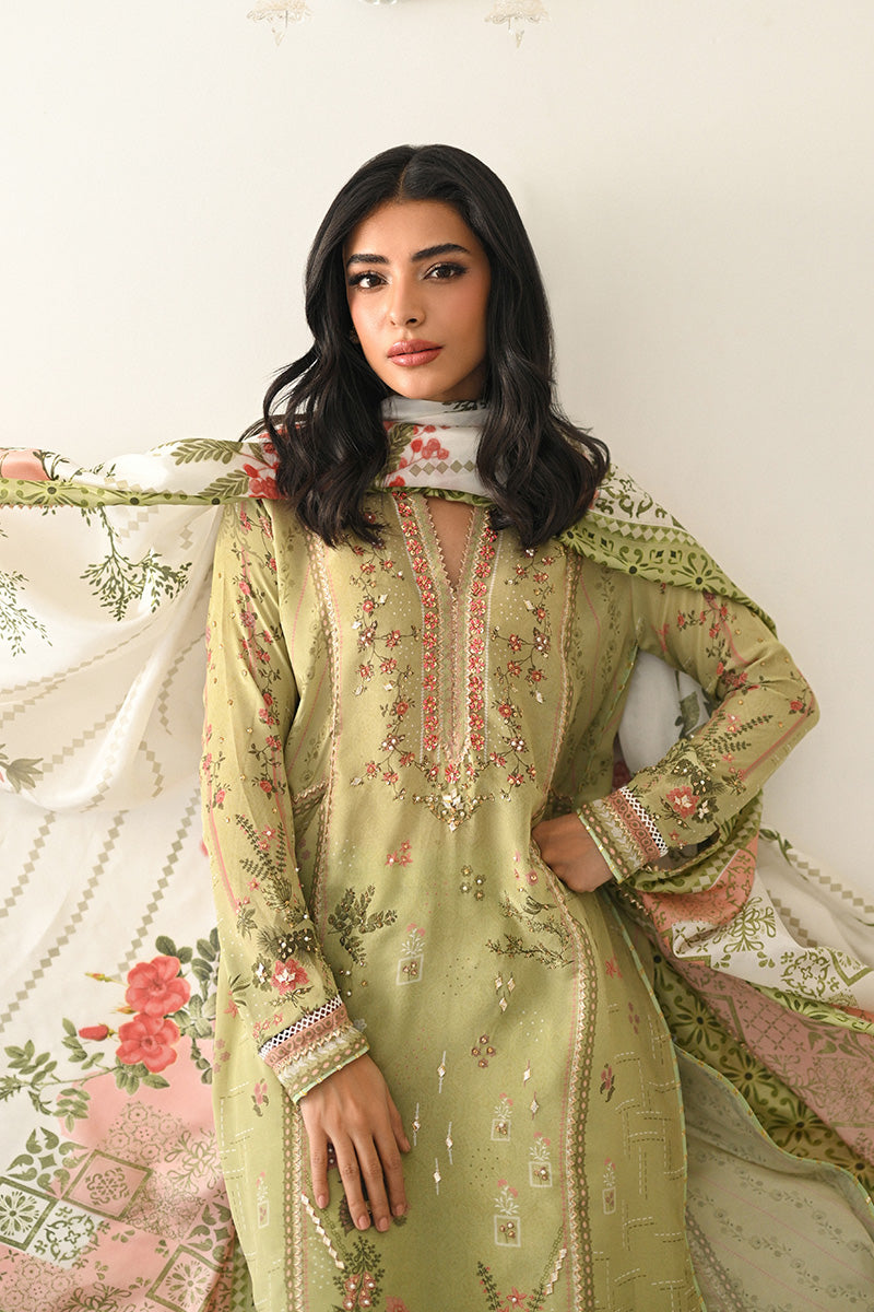 Mina Hasan | Signature Pret | Minted Pearls - Luxury Dress - available at Maria Faisal in UK and USA.