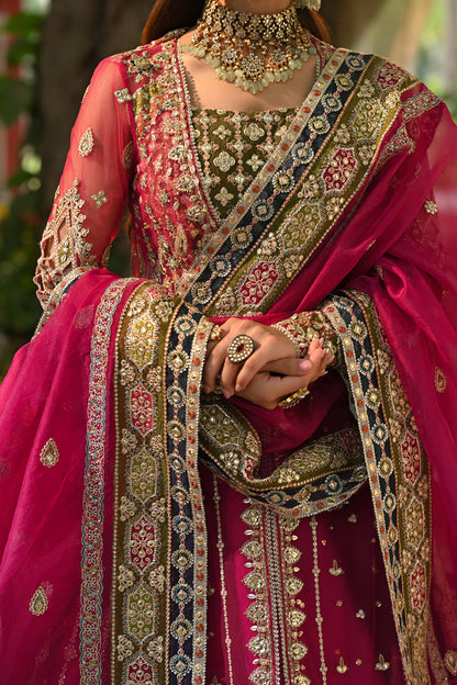 Qalamkar | Singhar Wedding Collection | RF-04 RIMEL - Wedding Dress - Maria Faisal