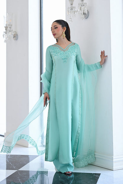 Mina Hasan | Signature Pret | Nyra - Luxury Dress - available at Maria Faisal in UK and USA.