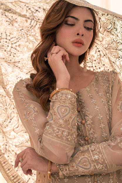 House of Nawab | Miorah Formals | ISOOD - B - Designer Dress with Intricate embroidery and embellishments. Shop elegent wedding dress at Maria Faisal.