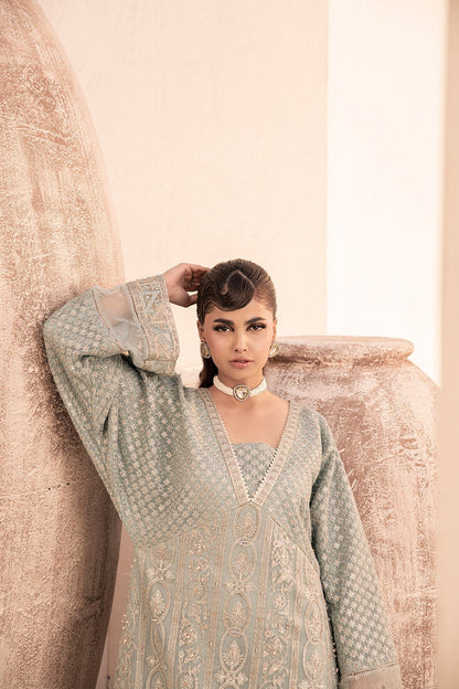 House of Nawab | Miorah Formals | IVAAN - A - Designer Dress with Intricate embroidery and embellishments. Shop elegent wedding dress at Maria Faisal.