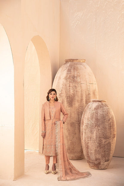 House of Nawab | Miorah Formals | IVAAN - B - Designer Dress with Intricate embroidery and embellishments. Shop elegent wedding dress at Maria Faisal.