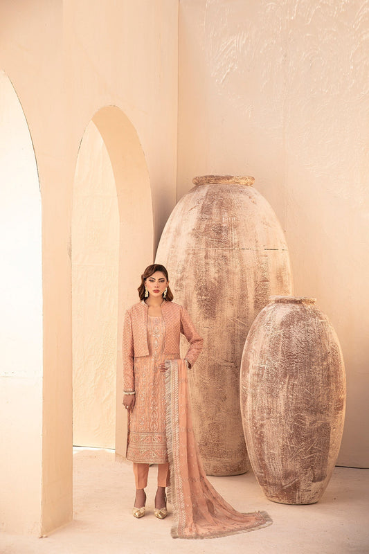 House of Nawab | Miorah Formals | IVAAN - B - Designer Dress with Intricate embroidery and embellishments. Shop elegent wedding dress at Maria Faisal.