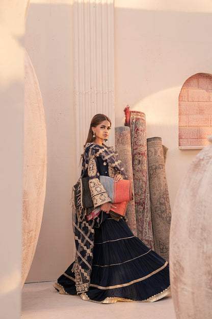 House of Nawab | Miorah Formals | IRAMMA - A - Designer Dress with Intricate embroidery and embellishments. Shop elegent wedding dress at Maria Faisal.