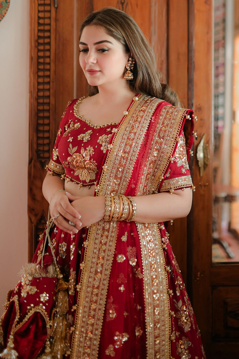 MNR | Zarlish Festive 25 | Rabia Jabbar in Bia Jaan - Formal Dress - available at Maria Faisal in UK and USA.
