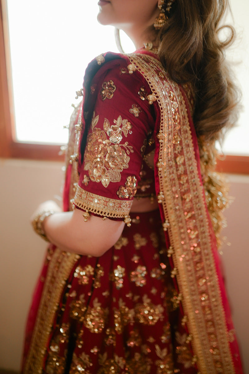 MNR | Zarlish Festive 25 | Rabia Jabbar in Bia Jaan - Formal Dress - available at Maria Faisal in UK and USA.