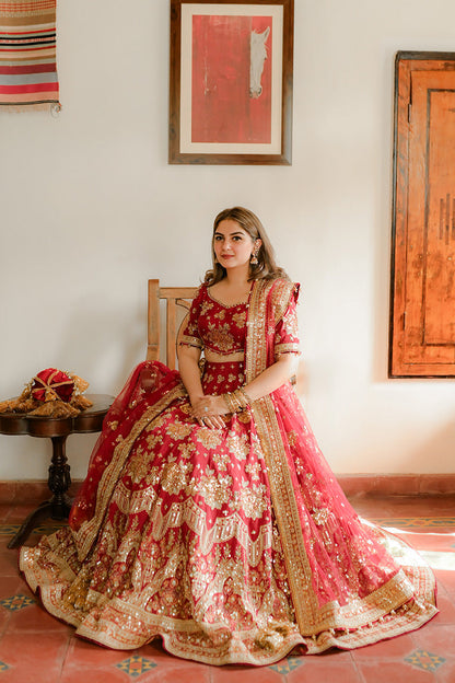 MNR | Zarlish Festive 25 | Rabia Jabbar in Bia Jaan - Formal Dress - available at Maria Faisal in UK and USA.