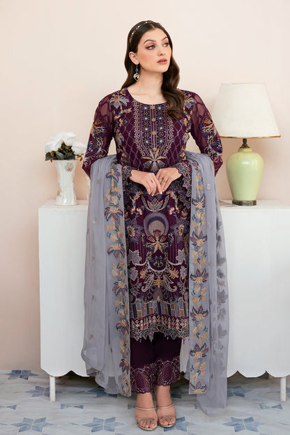 Ramsha | Rangoon Chiffon Collection 24 | D-904 - Waniyas