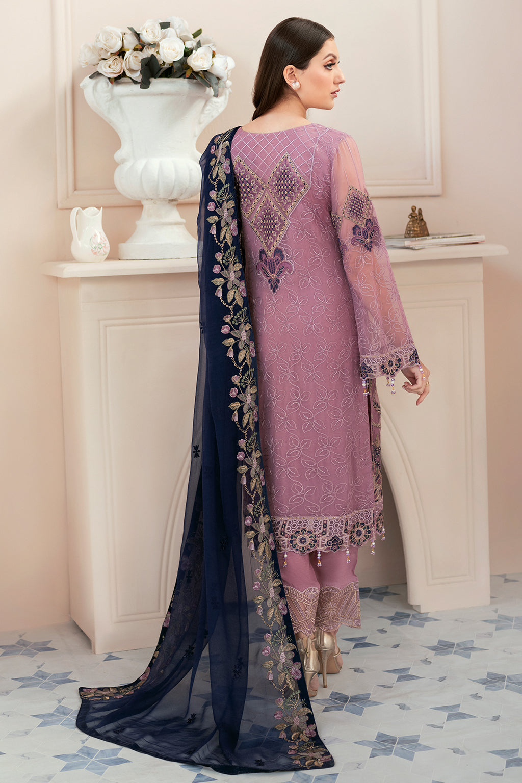 Ramsha | Rangoon Chiffon Collection 24 | D-910 - Maria Faisal