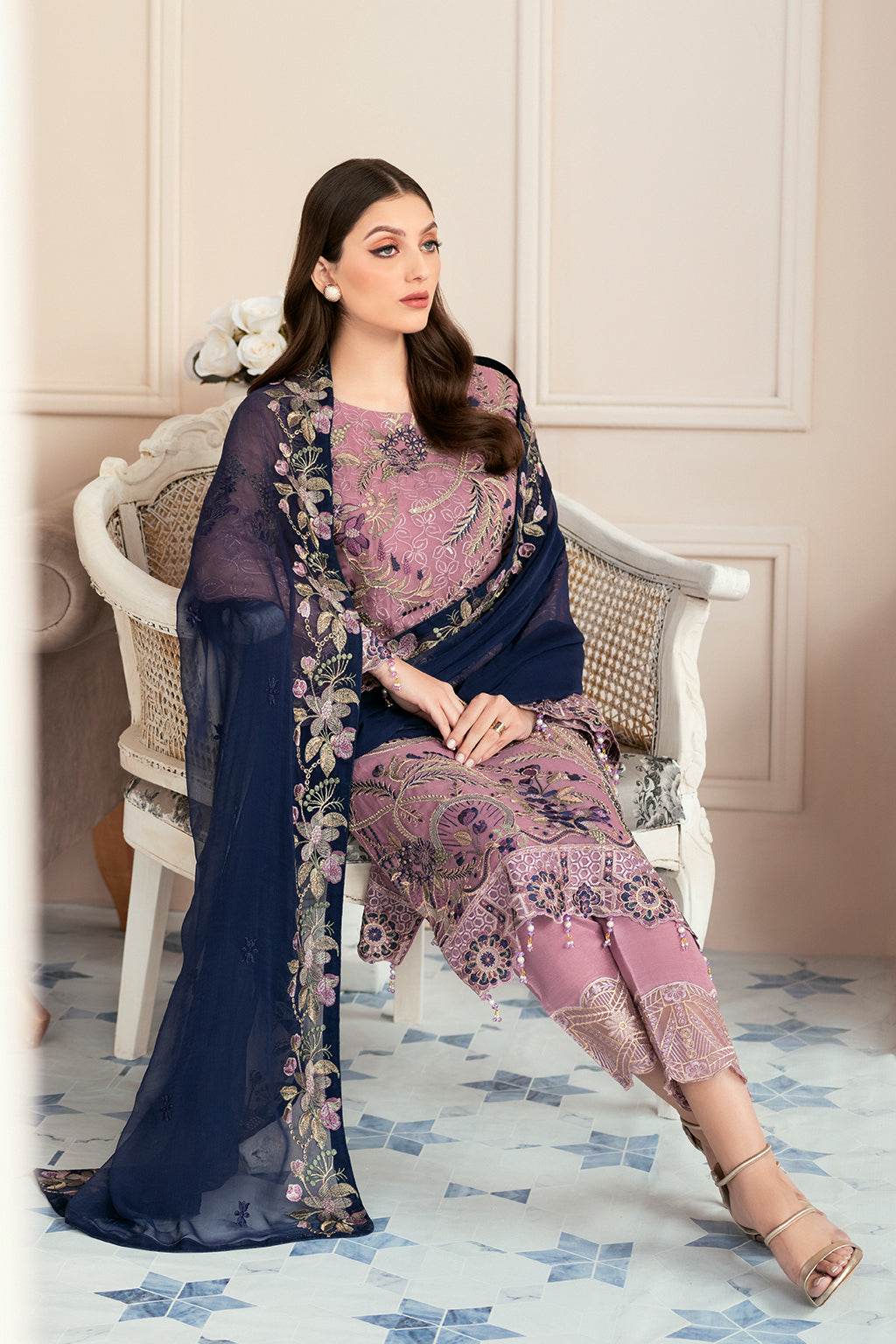 Ramsha | Rangoon Chiffon Collection 24 | D-910 - Maria Faisal