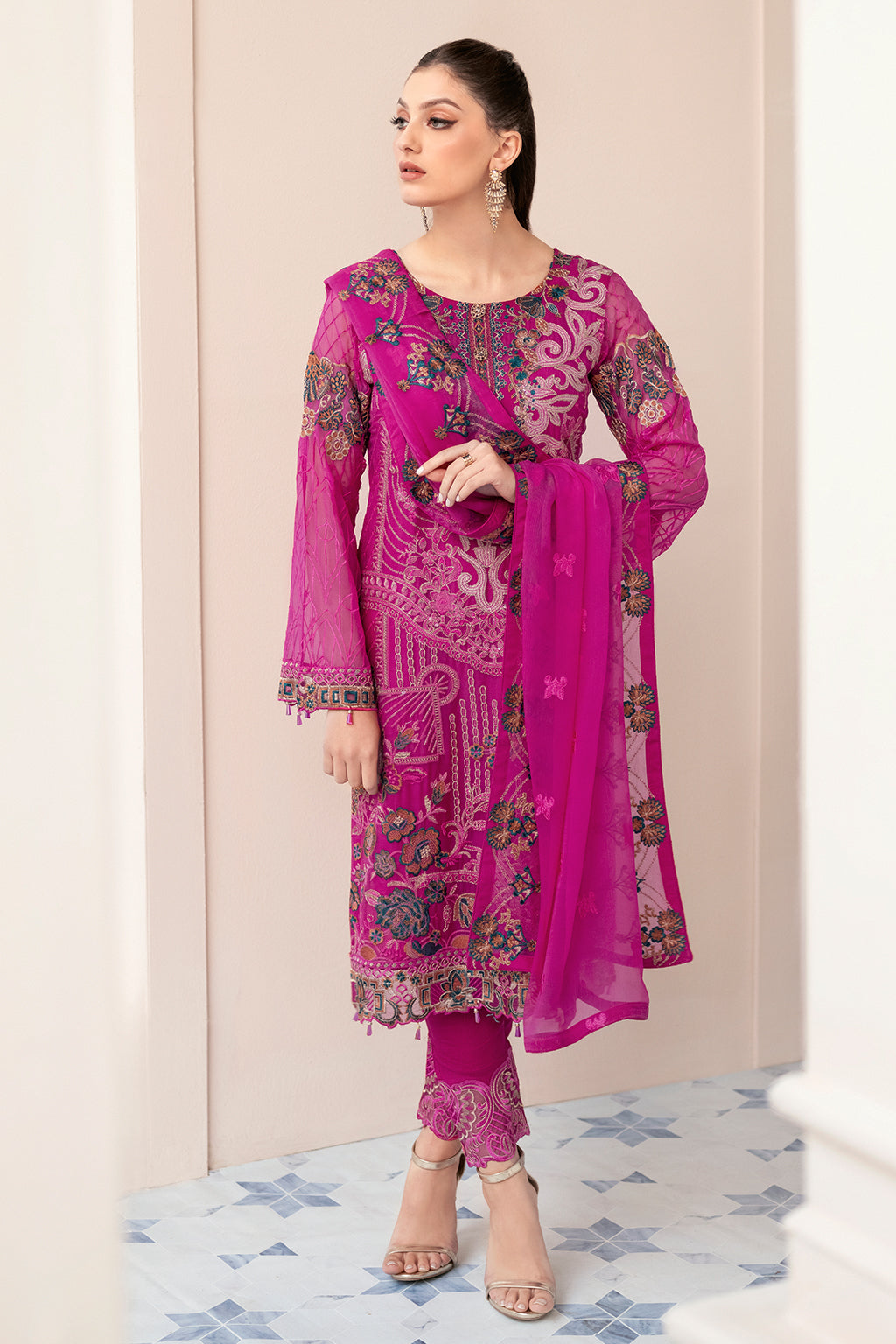 Ramsha | Rangoon Chiffon Collection 24 | D-912 - Maria Faisal