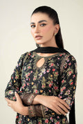 Maria B | Luxury Winter Pret 25 | DW-EA24-81R1-Black - Ladies Clothes - Maria Faisal
