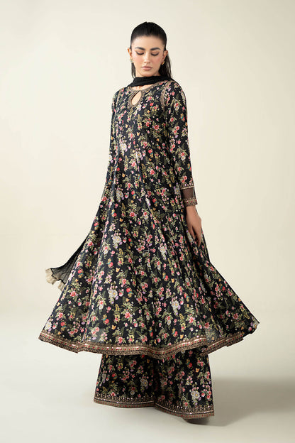 Maria B | Luxury Winter Pret 25 | DW-EA24-81R1-Black - Ladies Clothes - Maria Faisal