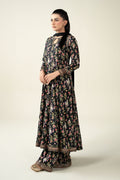 Maria B | Luxury Winter Pret 25 | DW-EA24-81R1-Black - Ladies Clothes - Maria Faisal