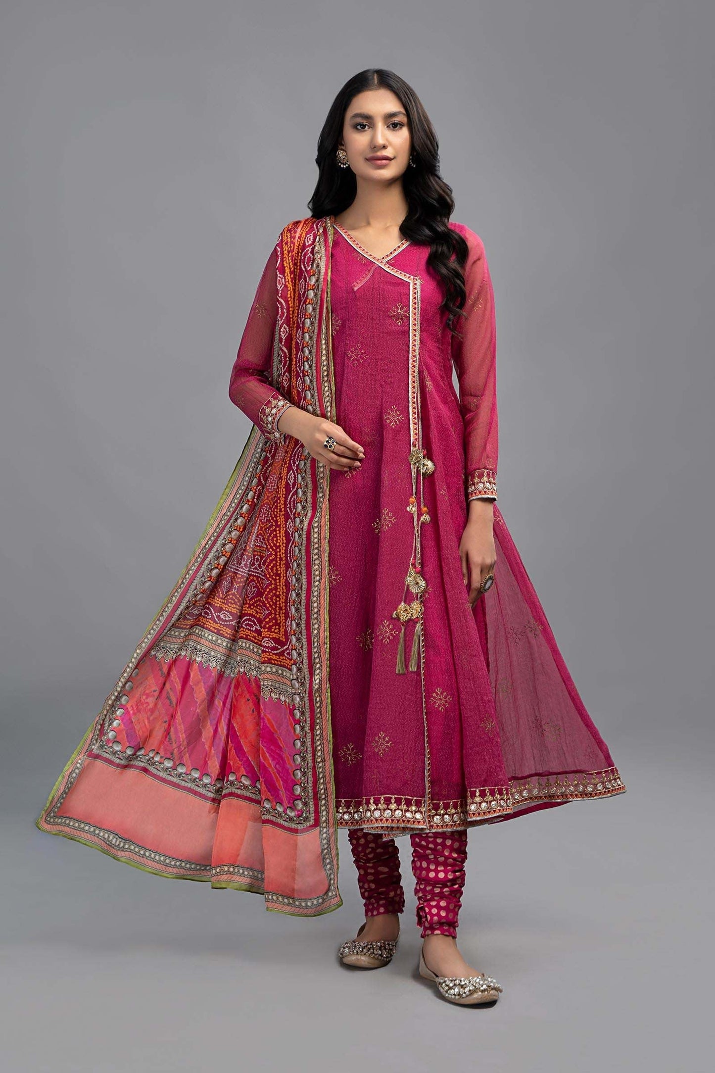 Maria B | Eid Festive Pret | DW-EF23-59R1 - Luxury Dress - available at Maria Faisal in UK and USA.
