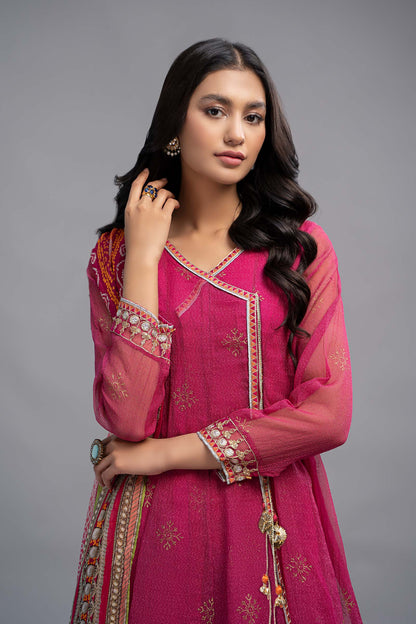 Maria B | Eid Collection 2026 | Dw-Ef23-59R1 Pink - Luxury Dress - available at Maria Faisal in UK and USA.